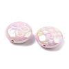 2Pcs UV Plating Acrylic Beads FIND-C067-03B-2