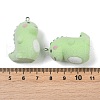 Flocky Resin Pendants FIND-A052-03-3