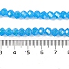 Baking Electroplate Glass Beads Strands DGLA-A039-J10mm-B12-4