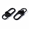 Spray Painted Eco-Friendly Alloy Swivel Snap Hooks Clasps PALLOY-T080-02A-NR-3
