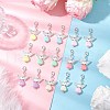 Angel Acrylic & ABS Plastic Imitation Pearl Pendant Decorations HJEW-JM03213-1