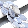 Natural Blue Lace Agate Beads Strands G-H006-A01-02-1
