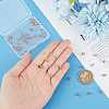 Unicraftale 50Pcs 304 Stainless Steel Screw Eye Pin Peg Bails STAS-UN0054-51-4