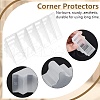BENECREAT 60Pcs 6 Styles Triangle Plastic Furniture Corner Guards AJEW-BC0007-84B-4