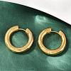 202 Stainless Steel Polishing Hoop Earrings EJEW-M106-02G-05-1