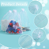 SOFPLATE 30pcs Large Organza Pouches Portable Shoes Bag Travel Storage Drawstring Bags OP-SP0001-03A-01-5