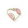 304 Stainless Steel Enamel Charms STAS-V006-04G-01-1
