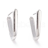 Anti-Tarnish Rhodium Plated 925 Sterling Silver Ice Pick Pinch Bails STER-D035-23P-03-1
