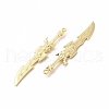 Rack Plating Alloy Big Pendants X-PALLOY-E025-30G-2
