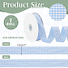 50 Yards Polyester Tartan Ribbons OCOR-WH0093-28B-2