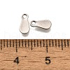 304 Stainless Steel Stamping Blank Tag Charms STAS-F311-04P-02-3