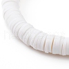 Polymer Clay Heishi Beads Stretch Bracelets BJEW-JB05905-01-3