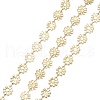 Handmade Golden Brass Enamel Link Chains CHC-K011-05G-3
