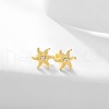 925 Sterling Silver Clear Cubic Zirconia Stud Earrings FS-WG4853F-02-1