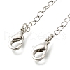 Alloy Flat Round with Star Dowsing Pendulums G-M447-05P-3
