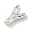 Non-Tarnish 304 Stainless Steel Pendants STAS-C102-16P-Y-2