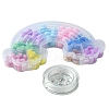 DIY Round & Heart Acrylic Beads Bracelets Jewelry Kits DIY-FS0006-28-2