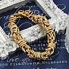 304 Stainless Steel Mesh Chains Bracelets for Women BJEW-F488-42G-1