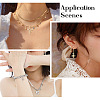 18Pcs 9 Style Brass Micro Pave Clear Cubic Zirconia Pendants KK-TA0001-10-8