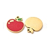 Fruit Seris 304 Stainless Steel Enamel Charms STAS-U060-03G-10-2