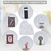 SOFPLATE 100Pcs 3 Styles Large Organza Pouches Portable Shoes Bag Travel Storage Drawstring Bags OP-SP0001-05-6