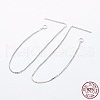925 Sterling Silver Ear Stud Findings STER-I014-01S-B-5