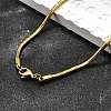304 Stainless Steel Snake Chain Necklaces X-STAS-M174-005G-2.4-1