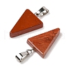 Natural Red Jasper Pendants G-B127-04P-07-3