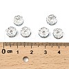 Brass Grade A Rhinestone Spacer Beads RB-A014-Z8mm-03S-4