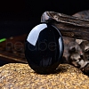 Mother's Day Gifts Natural Obsidian Oval Palm Stone Massager PW-WG63539-24-1