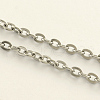 Tarnish Resistant 304 Stainless Steel Cable Chains CHS-Q001-18-1