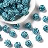 Pave Disco Ball Beads X1-RB-A130-10mm-3-1