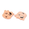 Animal Polyester Knitted Appliques DIY-WH0399-42B-2