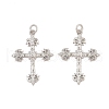 Brass Micro Pave Cubic Zirconia Pendants KK-L223-007P-1