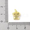 Brass Micro Pave Cubic Zirconia Pendants KK-Z101-02G-03-3
