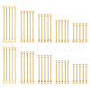   50Pcs 5 Sizes Brass Linking Bars KK-PH0010-51-1