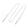 Glass Pearl Beaded Eyeglasses Chains AJEW-EH00391-1