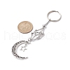 Brass Macrame Pouch Empty Stone Holder Pendant Keychains KEYC-JKC00695-2