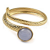 Synthetic Blue Lace Agate Finger Rings RJEW-U027-04G-09-2