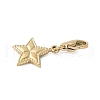 304 Stainless Steel Star Pendant Decoration STAS-S165-08G-2