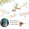 Wood Insect Pendant Decorations HJEW-WH20016-02B-6