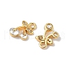 Brass Micro Pave Cubic Zirconia Pendants KK-D373-03A-G-2