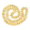 Electroplate Glass Beads Strands EGLA-N012-04M-2