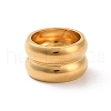 Ion Plating(IP) 304 Stainless Steel Finger Ring RJEW-C071-11G-2