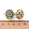 Handmade Resin Indonesia Round Beads IPDL-P005-14KCG-01-3