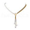 304 Stainless Steel Curb Chain Necklaces NJEW-JN04923-1