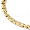 Vacuum Plating 304 Stainless Steel Curb Chains Necklace for Men Women STAS-E001-13G-2