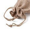 Burlap Packing Pouches Drawstring Bags X-ABAG-Q050-7x9-01-3