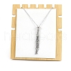 Stainless Steel Macrame Pouch Braided Gemstone Holder Pendant Necklace Making PW-WG22781-02-1