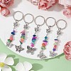 Alloy Butterfly Charm Keychain KEYC-JKC00614-4